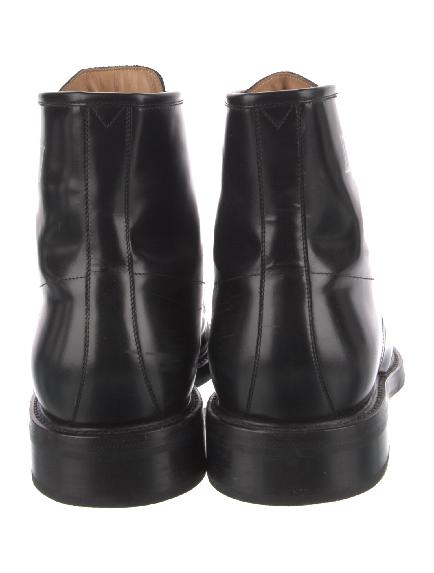 Louis Vuitton 2018 LV Monogram Lace-Up Boots